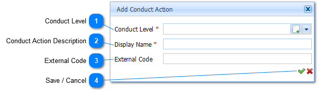 Add Conduct Actions