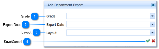 Add Department Export