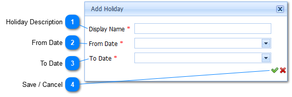 Add Holiday