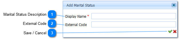 Add Marital Status