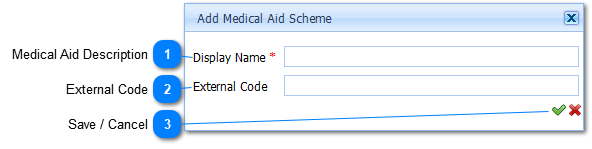 Add Medical Aid Scheme