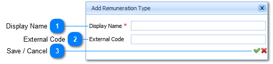 Add Remuneration Type