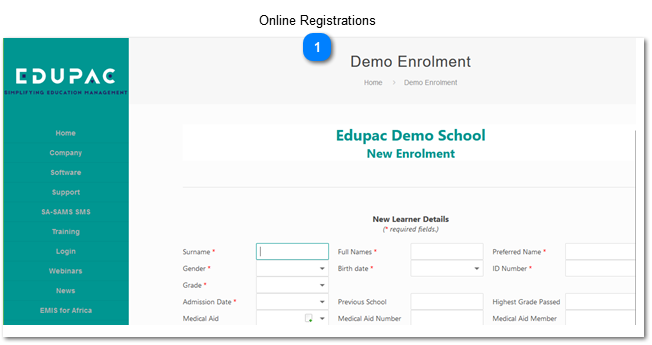 How to Implement Online Registrations