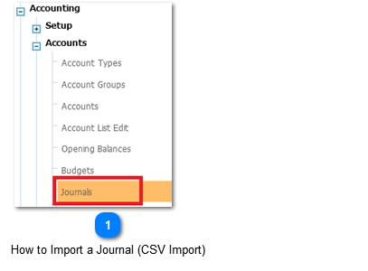How to Import a Journal (CSV Import)