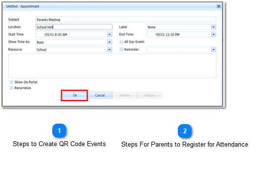 QR Code Event Attendance