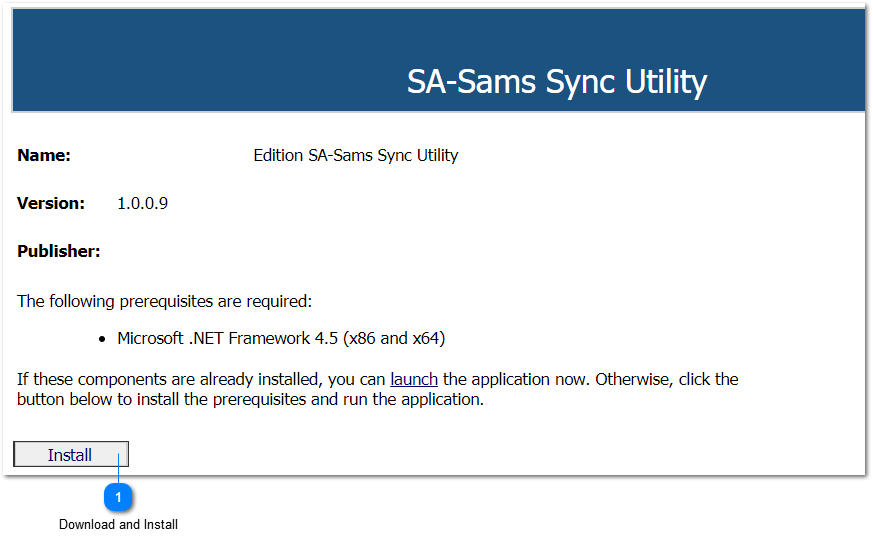 SA-SAMS Sync