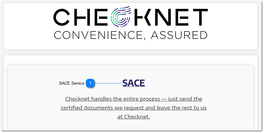 SACE Services