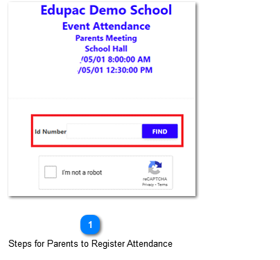 Steps for Parents to Register Attendance