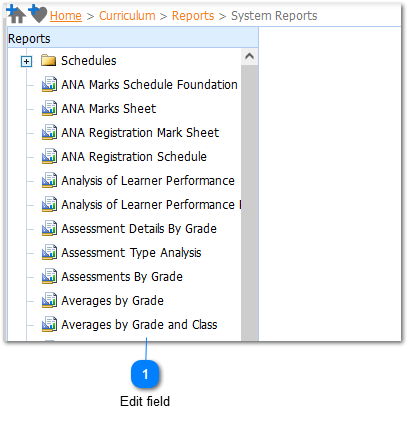 System Reports