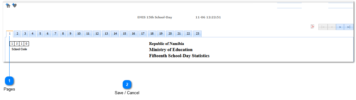 15th Day School Statistics