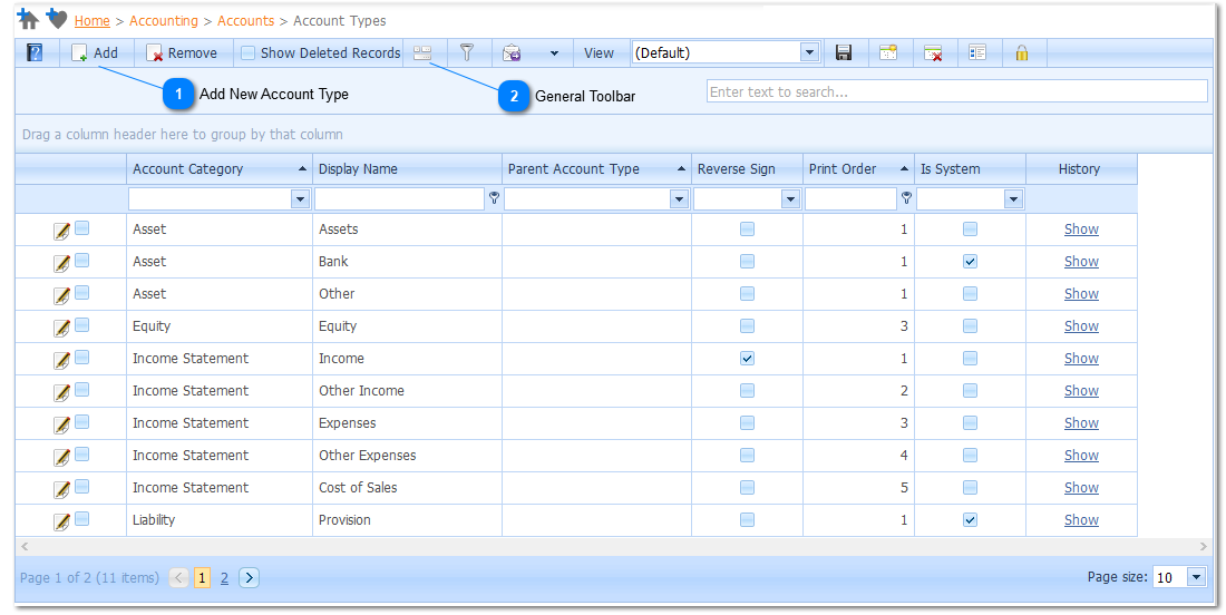 Account Types