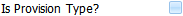 8. Is Provision Type?