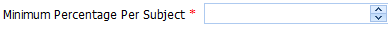 2. Minimum Percentage per Subject
