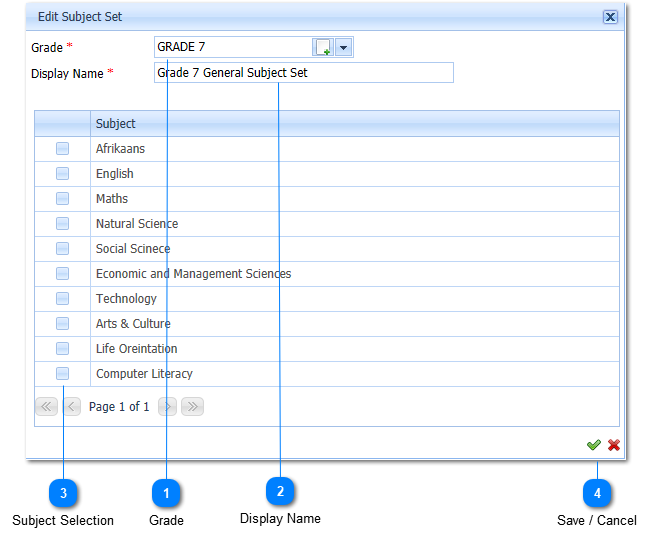 Add Subject Set Example