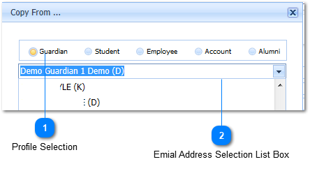 Copy Guardian Email Address - Example