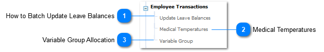 Employee Transactions