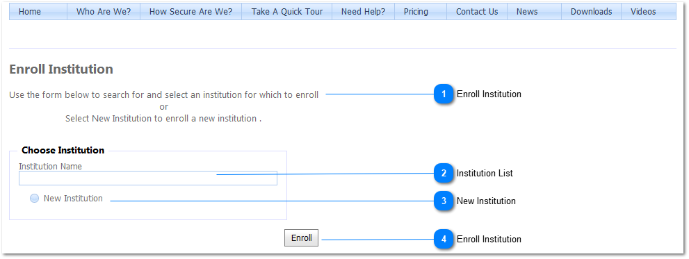 Enroll Institution