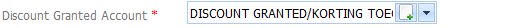 5. Discount Granted Account