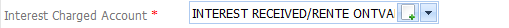 8. Interest Charged Account