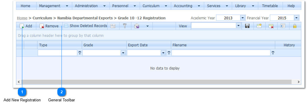 Gr 10 - 12 Registration