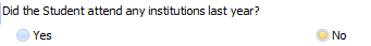 11. Attend institution last Year?