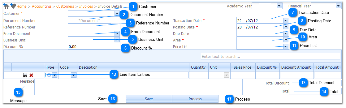 Invoice Details