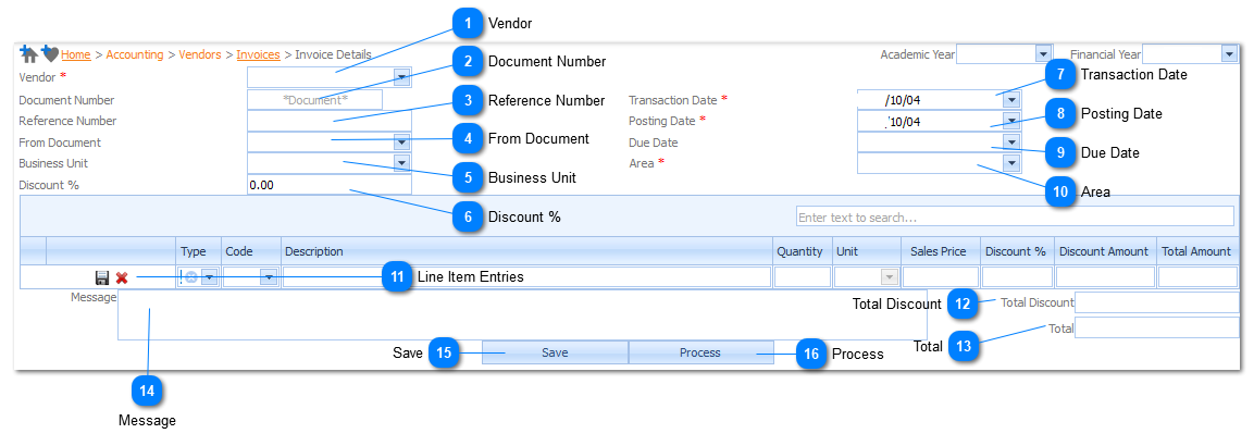 Invoice Details