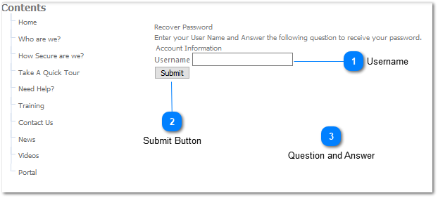 Recover Password