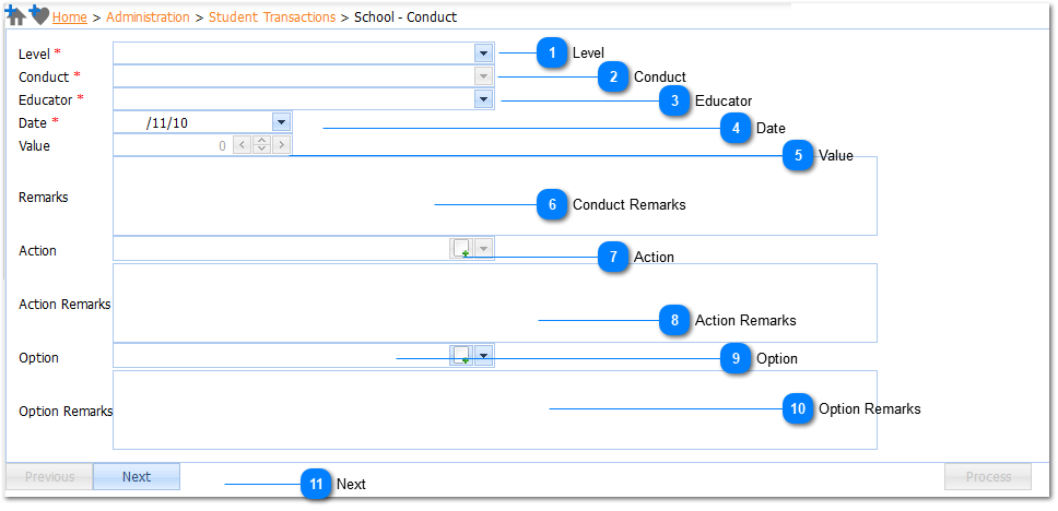 School - Conduct