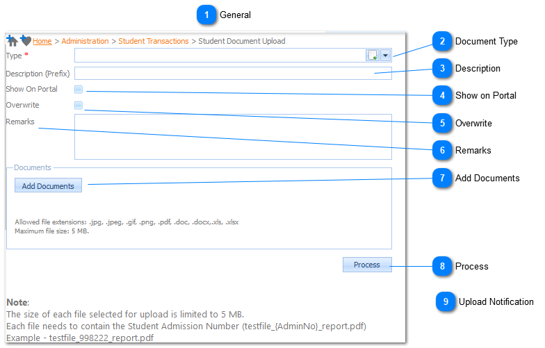 Student Document Upload